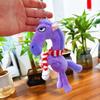 2026 Year of the Horse Mascot Black Horse Plush Bag Pendant Gift