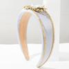 Hairband Chain with Dazzling Flowers and Wide Edge Hairband, An Elegant and Exquisite Accessory for High-class Ladies.