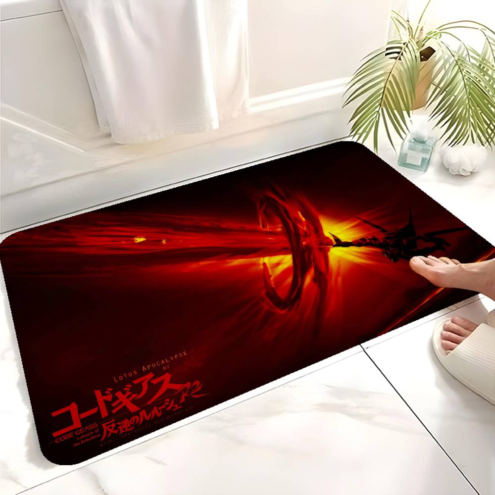 Anime Code Geass Room Mats Cheaper Anti-slip Modern Living Room Balcony Printed Welcome Rug