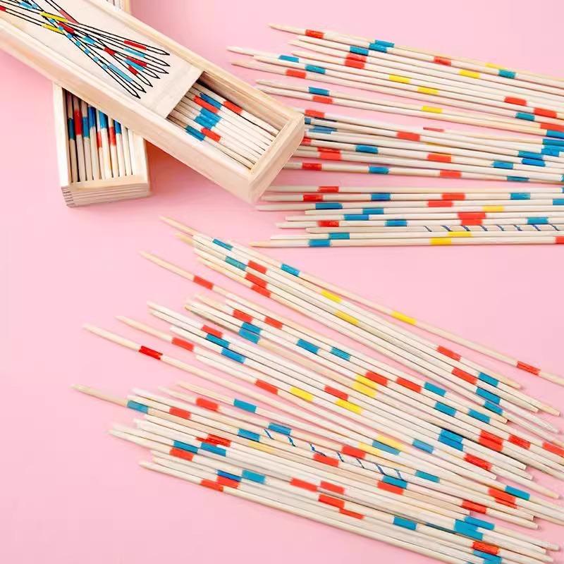 Fun Pick-Up Sticks: Wooden Game for Kids’ Thinking and Family Interaction