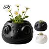 Small Foliage Plant Holder Lizard-Shaped Planter, 3D Printed Cute Animal Flower Pot, Creative Plastic Container Desk for Indoor Bookshelf, Desktop,
