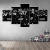 Impressions HD Affiche Musique 5 PCS Groupe Cold-play Peinture sur Toile Art Image Murale Décoration Maison Moderne pour Salon Sans Cadre Modulaire