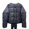 2025 Spring Women's Slimming Round Neck Short Down Jacket - Trendy, Warm Long Sleeve Outerwear