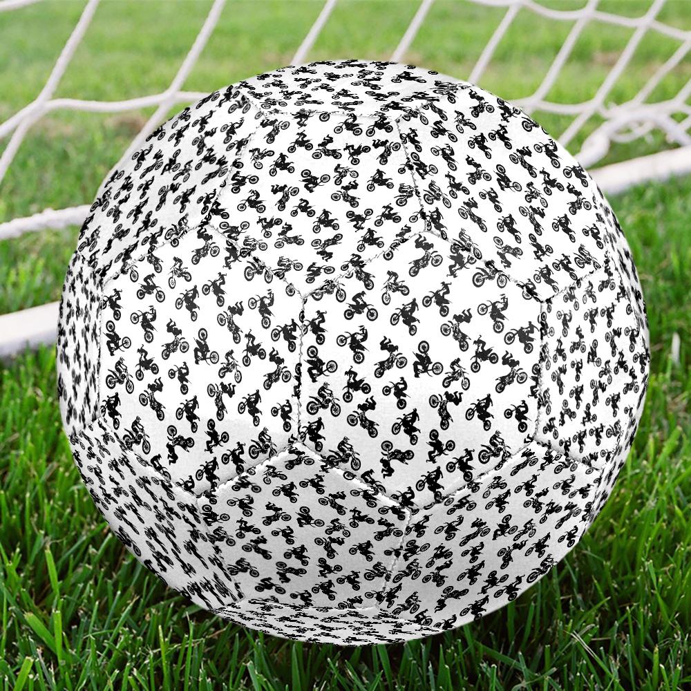 off road motorcycles Theme Size 5 Soccer Ball, Suitable for Both Indoor and Outdoor Matches, a Gift Suitable for Everyone.