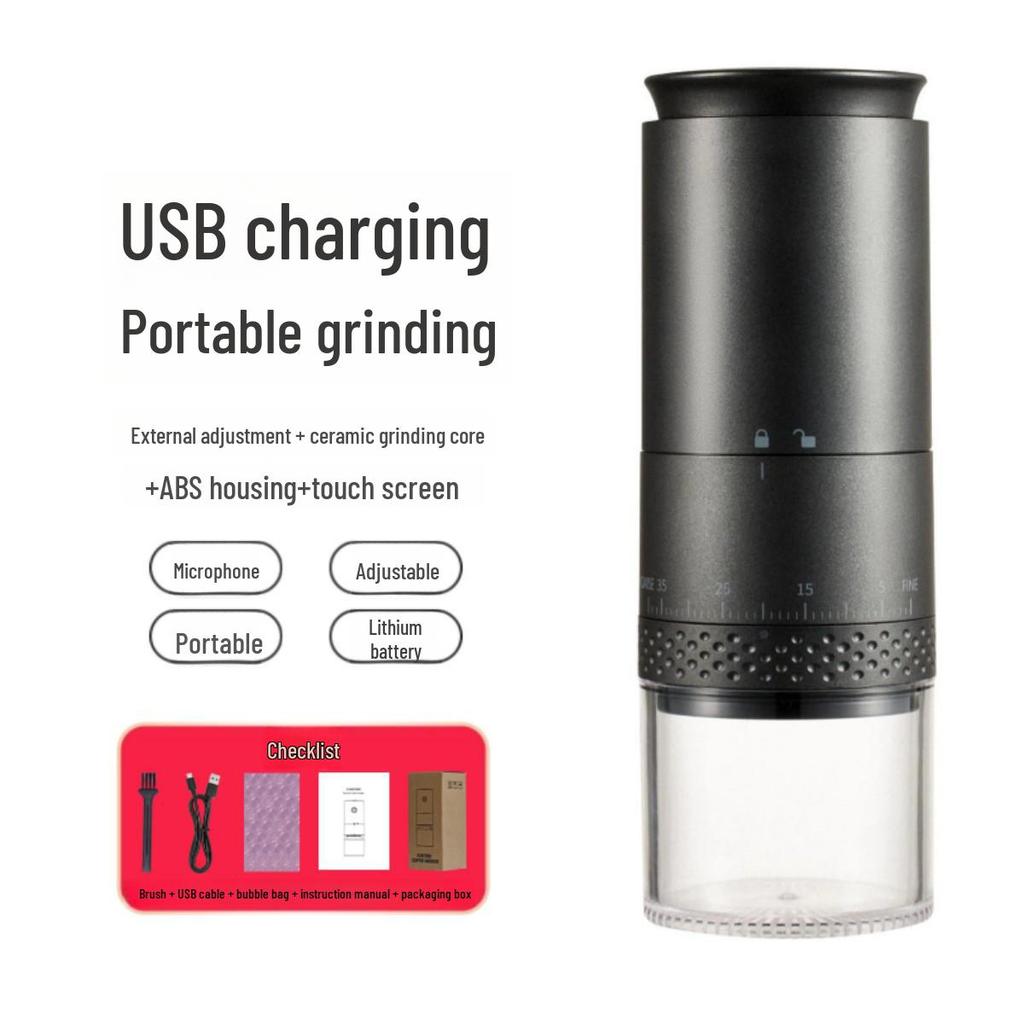 Portable Coffee Bean Grinder - USB Charging