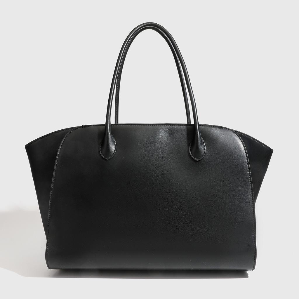 Large Capacity Simple Handbag Shopping Bag Premium Feeling Tote Armpit Bag Commuter Bag