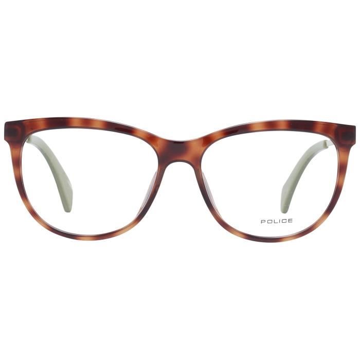 Lunettes de vue - Police - PL625 - Femme - Marron - Monture Métal &amp; Plastique