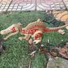 Chinesischer DIY Jurassic Dinosaurier Spinosaurus Quetzalcoatlus Luftmission Baustein Pädagogisches Spielzeug für Kinder Geschenke