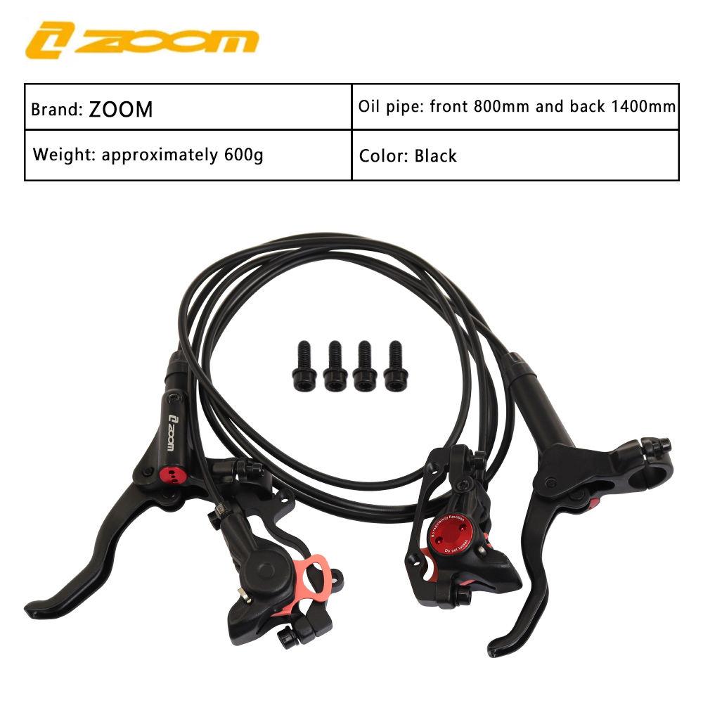 ZOOM HB-875 Hydraulic Bicycle Brake Mountain Bike Disc Brake Front 800mm/Rear 1400mm Hydraulic Brake Bicycle Accessories