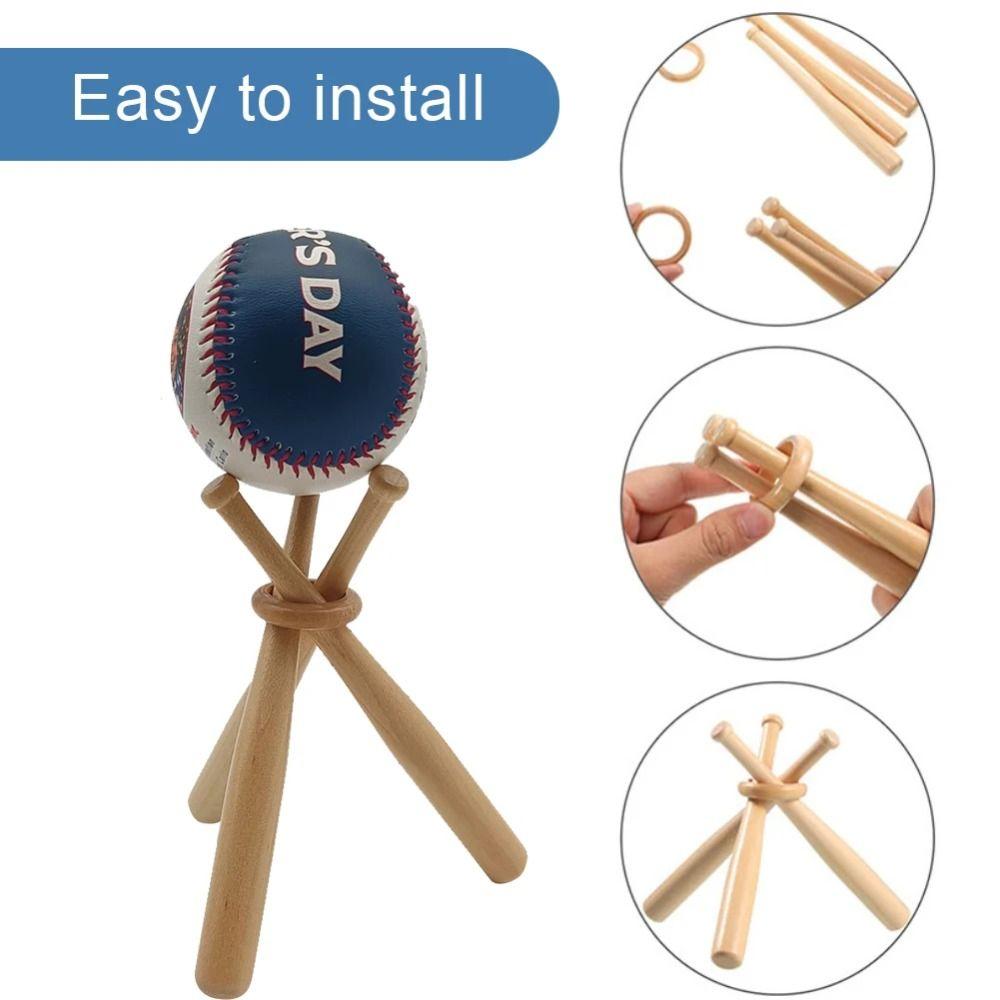 Bats Shape Baseball Bats Holder Storage Rack Baseball Support Bracket  Golf Tennis