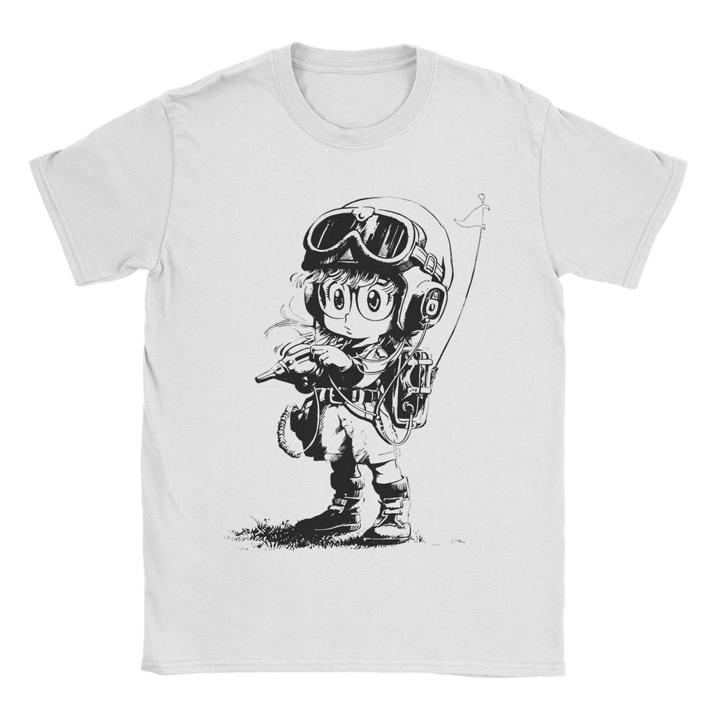 Camisetas Divertidas de Arale Dr. Slump Anime para Hombre y Mujer 100% Algodón Camiseta de Humor Cuello Redondo Mangas Cortas Ropa Nueva Llegada