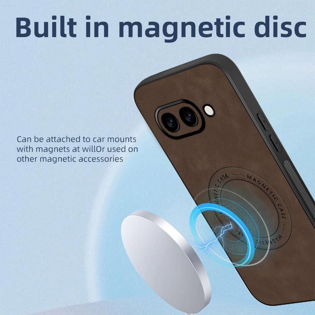 Premium Retro Leather Grain TPU Case for Google Pixel 9A,8A Anti‑Drop Business Phone Shell