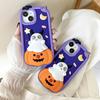 Halloween Pumpkin Ghost Soft Silicone Case Cover For iPhone 11 12 13 14 15 16 Pro Max