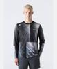 DESCENTE Men'S Engineered Run Mesh Long Sleeve T-Shirt Black Sr321Rtl82