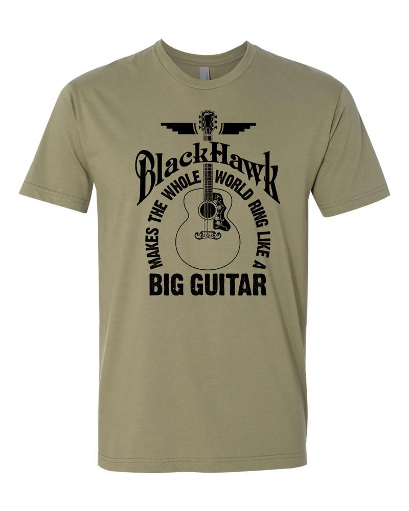 

Hot Blackhawk Band Big Guitar Millitary Green S to 5XL T-Shirt CA085 Unisex T-Shirt XXXXL