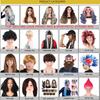Long Wavy Blonde Synthetic Wig High Temperature Fiber Natural Glueless Full Head for Women Anime Cosplay Party