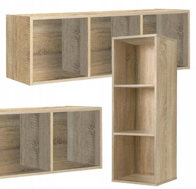 Shelf Bookcase Organizer Container Stand for Vinyl Records Binders Cubo 3