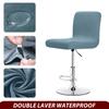 Real Waterproof Fabric Bar Chair Cover Stretch Short Back Chair Cover Washable Cheap Spandex Covers For Home Hotel Banquet Decor