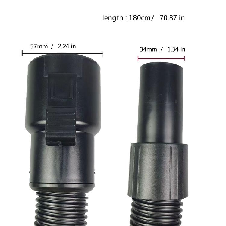 Flexible Hose Vacuum Cleaner Hose Soft Pipe Vacuum Cleaner Soft Tube ABS Texture Drum Suction Hose for Various Models