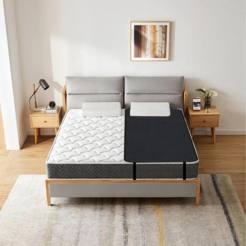 Grounding Mat for Bed 27x76 Inch Breathable Earthing Pad with 15 Ft Grounding Cord Better Sleep Home Use