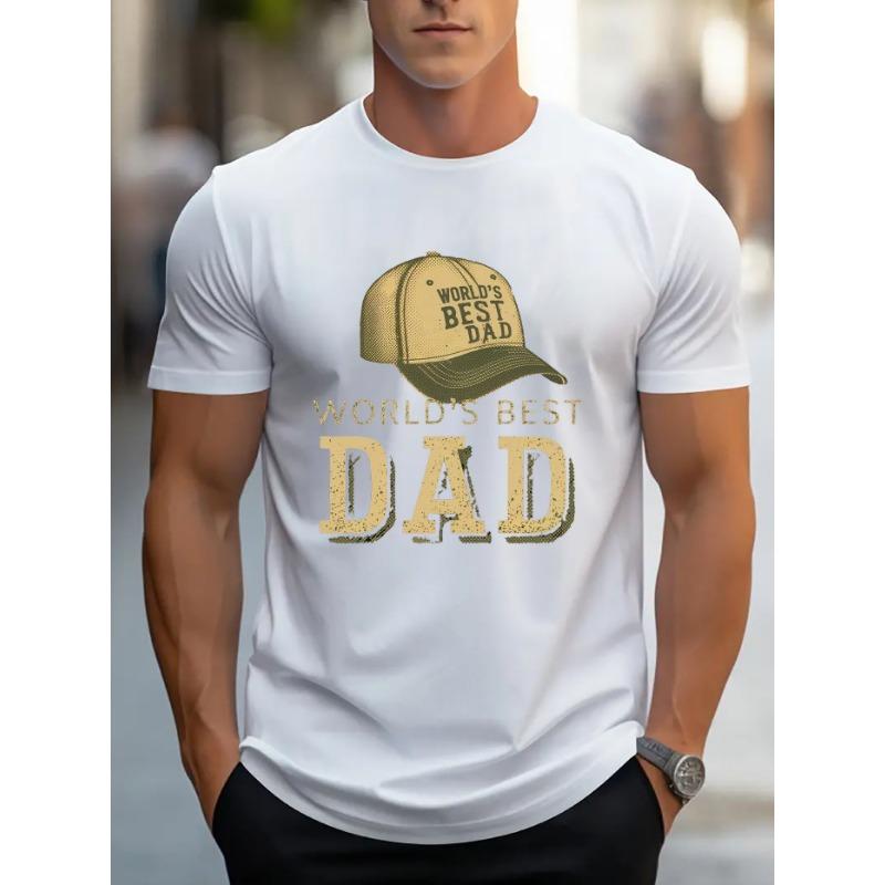 Men's T-shirt Comfortable Round Neck Casual Short Sleeve Soft Breathable Top