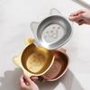 Deep Bottom Stainless Steel Dog Bowl 304 Stainless Steel Anti-slip Pet Bowl Dog Basin  Pet Feeding
