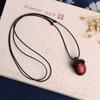 Rope Chain Chinese Style Jewelry Gawu Box Long Necklace Female Necklace Ebony Necklace Braided Rope