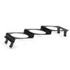 Conveniently Mounts Car Triple Gauge Holder Pod Panel for 2'' 52mm Gauges In Standard Stereo Radio Slot Single Din
