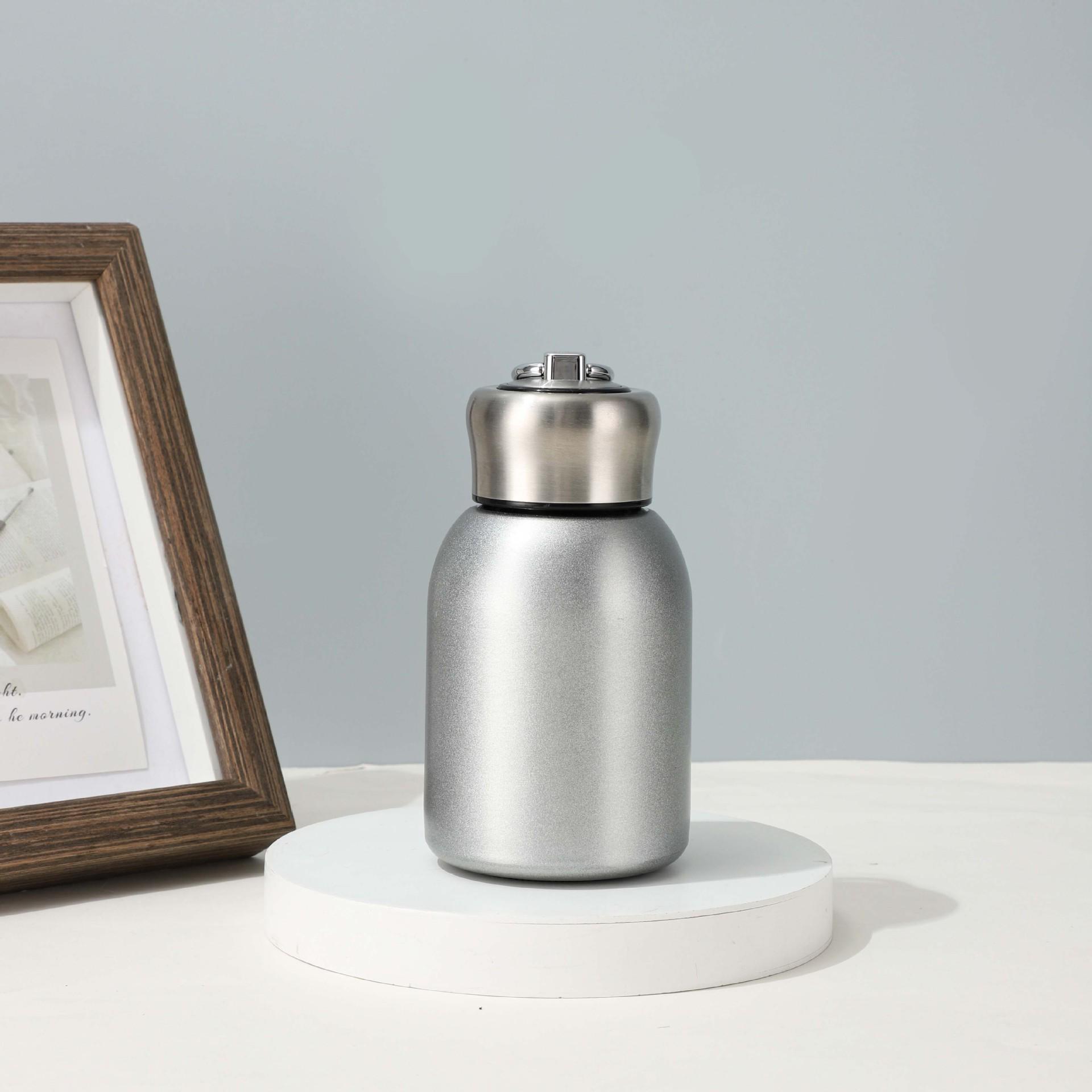 

Frosted Mini Chubby Thermos - 316 Stainless Steel Pocket Cup 300ml