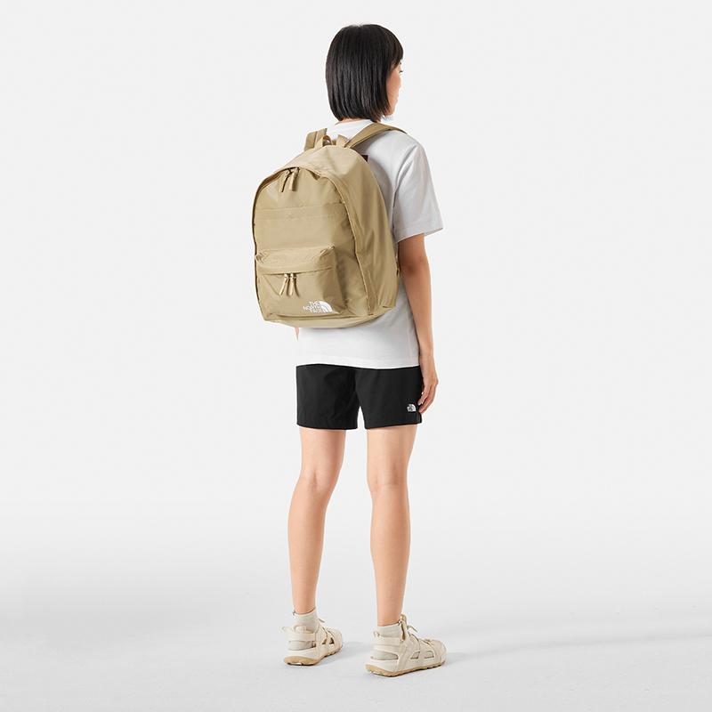 The North Face 28.7L Logo Zip Closure Backpack Unisex Backpack Stone-Brown NF0A8AMMLK51