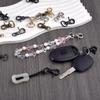 10PCS Small Clamp Buckle Zinc Alloy Material Electroplated Alloy Buckle DIY KeyChain Bag Part Accessories