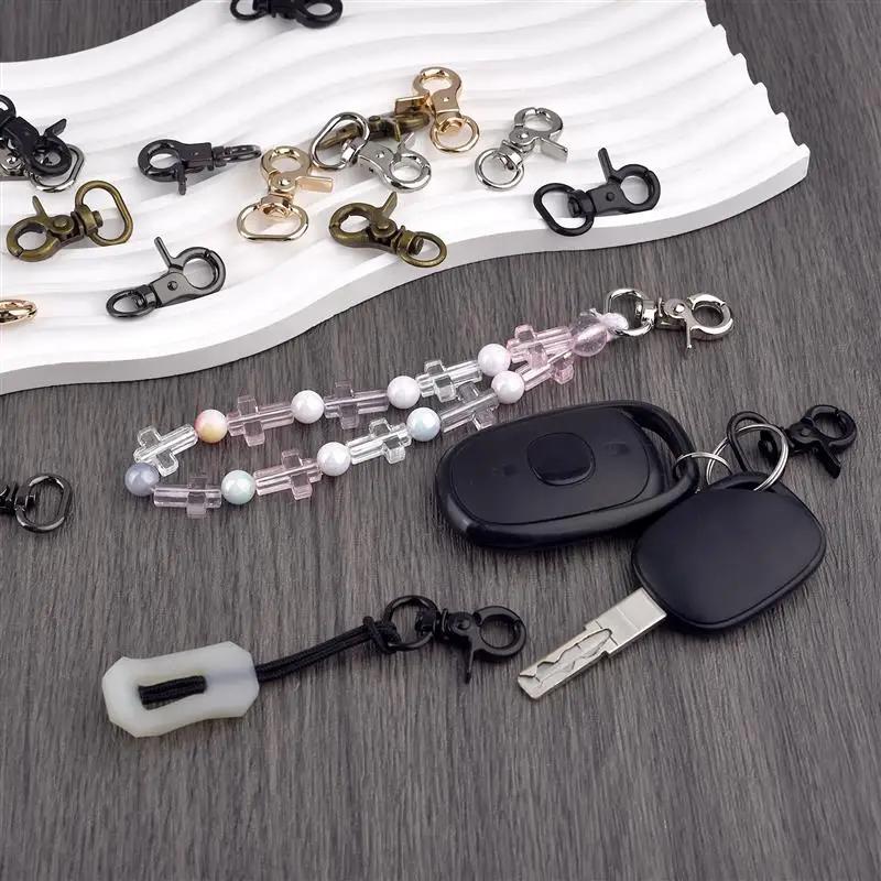 10PCS Small Clamp Buckle Zinc Alloy Material Electroplated Alloy Buckle DIY KeyChain Bag Part Accessories