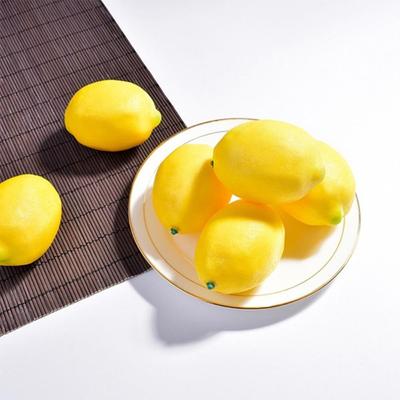 6/10PCS Photography Kitchen Wedding Lifelike Simulation Artificial Lemon Decoration Fake Fruit