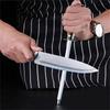 11-Inch Stainless Steel Knife Sharpening Rod Honing Steel Kitchen Tool For Durable Blade Maintenance And Polish