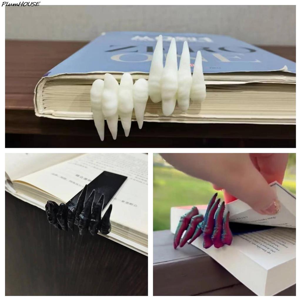 Hand Of The Devil Halloween Horror Demon Hand Bookmark Movie Bookmark Plastic Crafts Desktop Decoration Bookmark Ornament
