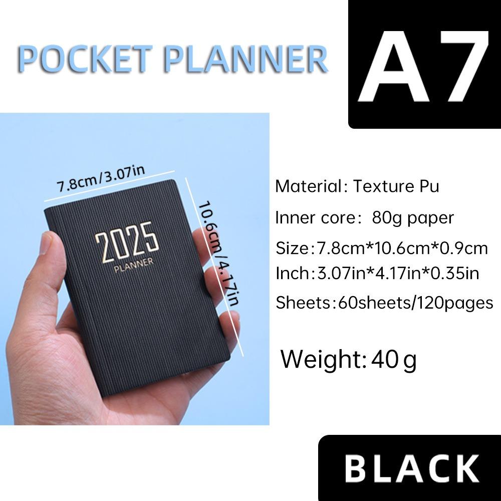 Pocket Appointment Book A7 Notebooks High Quality Diary Weekly Planner  Students