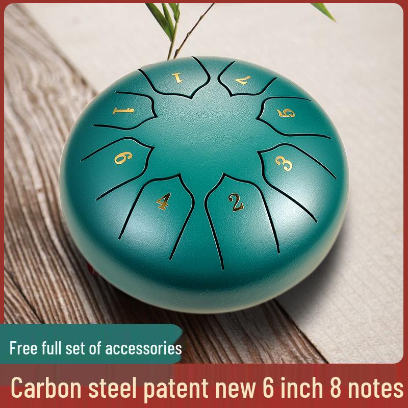 Éterický ocelový jazykový buben - 6/8/10/12/13/14 palcový Handpan perkusní nástroj.