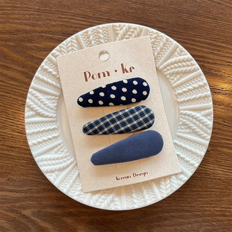 Autumn Korean Floral Cloth Hairpins Women Girls Hair Clips Pins Barrettes Accessories Hairclip Hairgrips Headdress Headwear