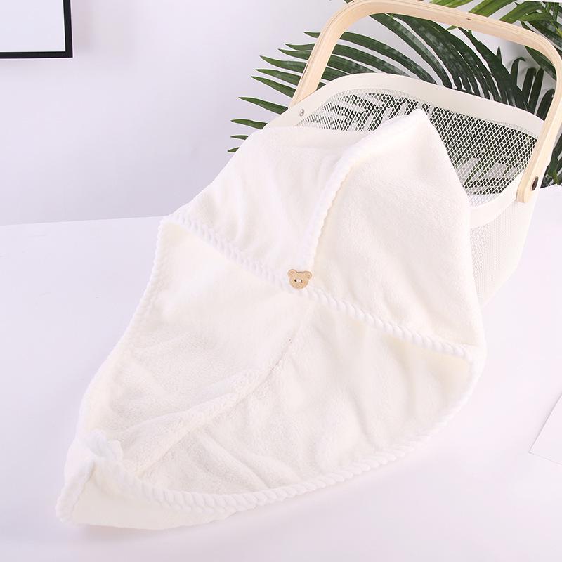 Microfiber Coral Fleece Quick-Dry Hair Wrap Towel