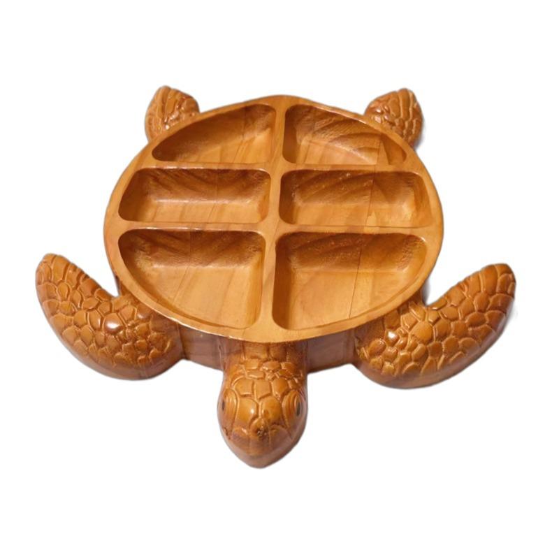

Дизайн морского чудовища-черепахи, забавная обеденная тарелка, украшение на Хэллоуин, высококачественные и нишевые деревянные изделия ручной работы 24*24*3 золотой