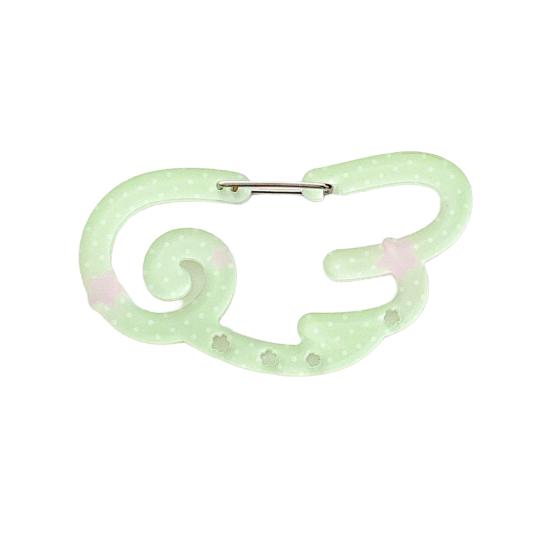 Acrylic Keychain Hook Clip Lightweight Pendant Decoration Key Bag Car Charm Key Chain Backpack Accessory