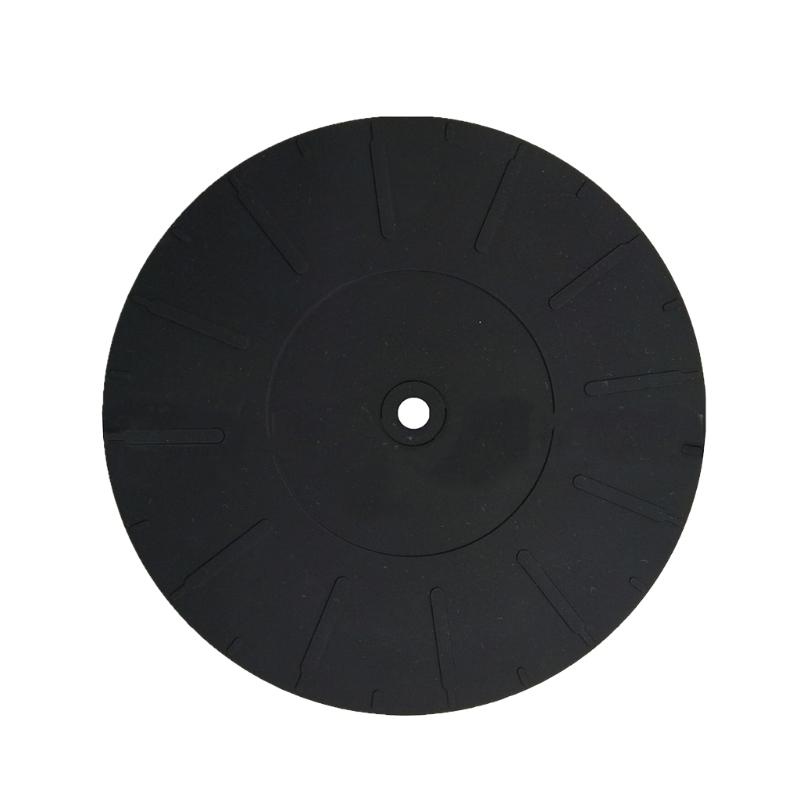 

Ultra-Thin Anti-Static 170mm for LP Vinyl Turntable Record Player Pad For Phonographs Silicone Record Slipmat Mat Pad 1 чорний