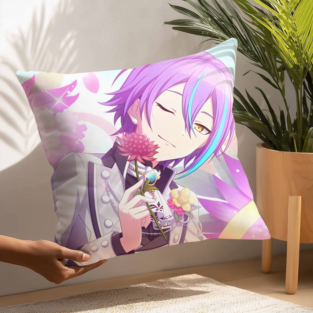K-Kamishiro Rui Birthday Pillow Case Plush Fabric Soft Pillowcase Double Sided Print Cushion Cover Household Gifts
