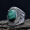Natural Malachite Stone Ring ,German Silver Ring, Handmade Ring ,Statement Ring, beautiful Ring ,Personalized Ring,Gift For Her,Gift For Love