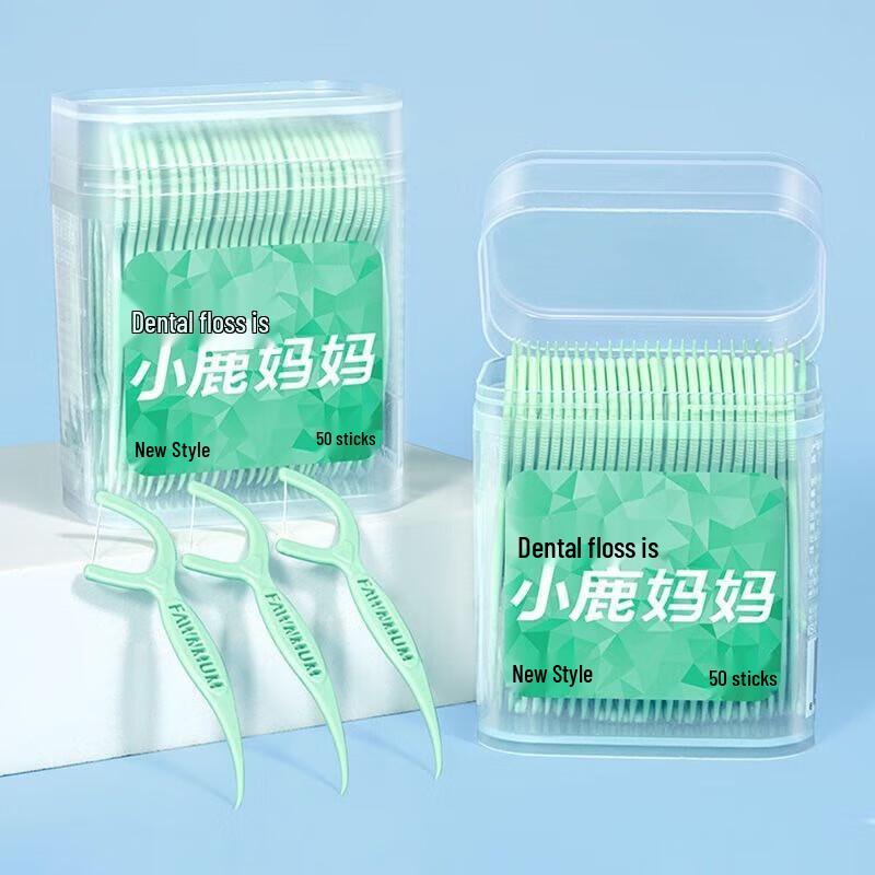 FAWNMUM Refreshing Dental Floss Picks