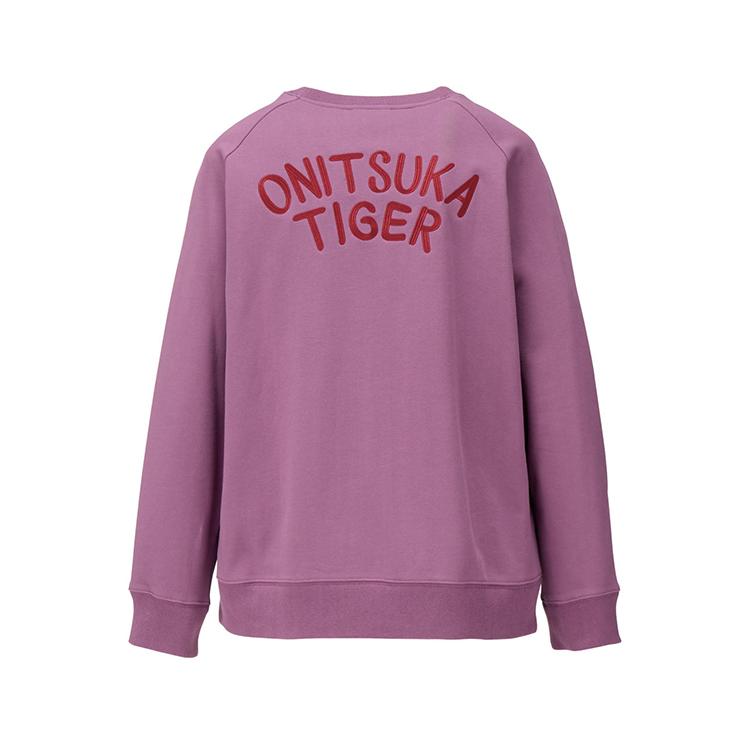 New Onitsuka Tiger Crew Neck Pullover Sweatshirt Unisex 2183B537-500