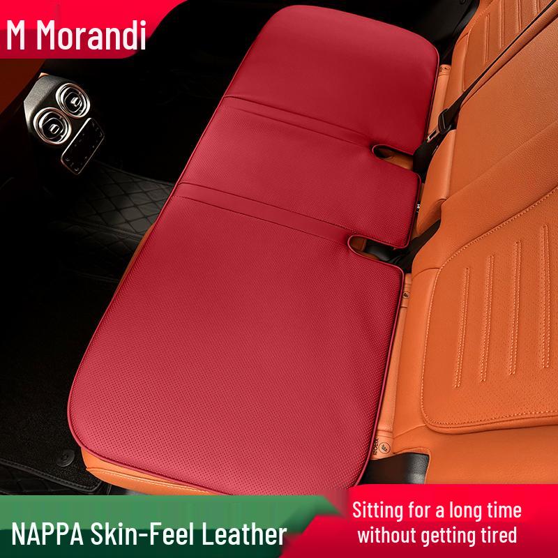 Morandi Nappa Leather All-Season Car Seat Cushion for Mercedes-Benz E-Class/C-Class/GLC/GLB/GLE