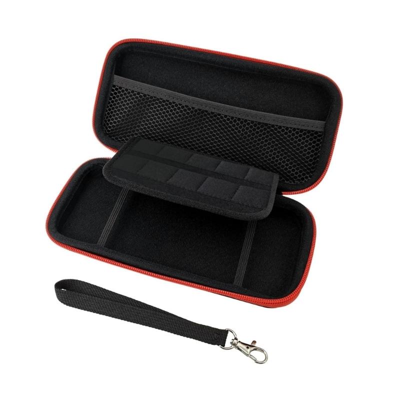 Water Resistant Travel Storage Bag Game Cards Shock Absorbent Hard Shell Multifunctional Organizers for Gaming Consoles