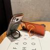 Apple 17 Promax Ultra-Thin Fabric Phone Case with Rotating Stand (16PM/17PRO)