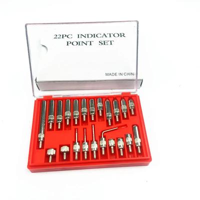 22pcs/set Steel Dial Indicator Point Set M 2.5 Hread Tip For Dial & Test Indicators 0.01mm Precision Thread